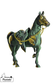 Statue Horse with saddle