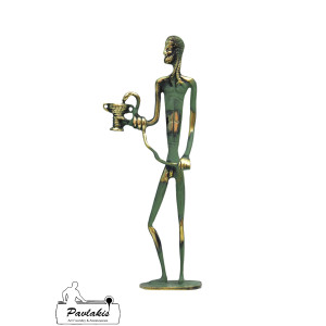 Statue Deity Asclepius with Cup