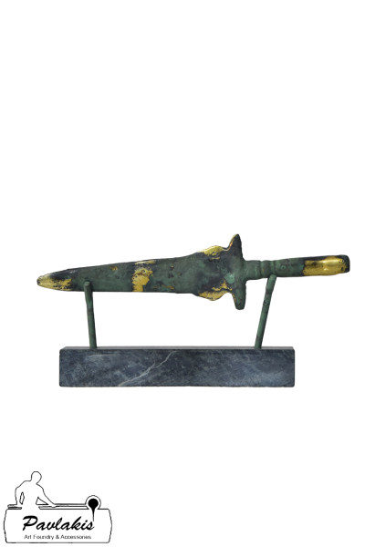 Sword statue on marble base C (or without base)