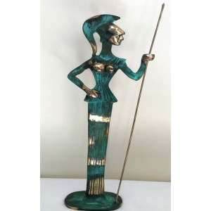 Statue of Goddess Athena with Spear