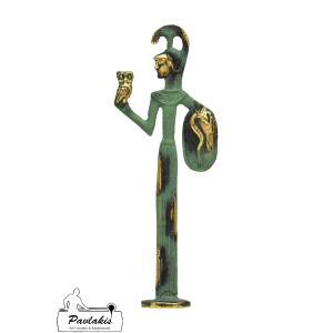Statue goddess Athena with Owl